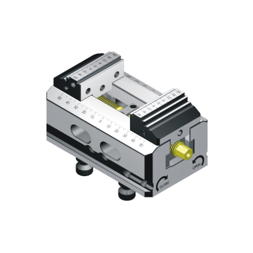 PQV354 5-Axis Self-Centering Vise (ZP52)